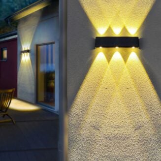 Solar Large LED Up-Down Wall Light
