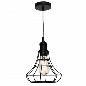 Cage Small Metal Wire Pendant Light