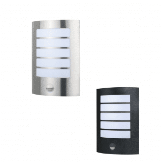 Stark Outdoor LED Wall Light with Sensor